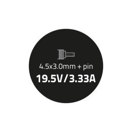 Qoltec Zasilacz do HP Compaq 65W | 19.5V | 3.33A | 4.5*3.0+pin