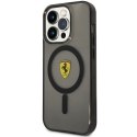 Ferrari FEHMP14XURKK iPhone 14 Pro Max 6.7" czarny/black hardcase Translucent Magsafe