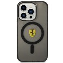 Ferrari FEHMP14XURKK iPhone 14 Pro Max 6.7" czarny/black hardcase Translucent Magsafe