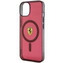 Ferrari FEHMP14SURKR iPhone 14 6,1" czerwony/red hardcase Translucent Magsafe