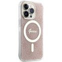 Guess GUHMP13LH4STP iPhone 13 Pro / 13 6.1" różowy/pink hardcase 4G MagSafe