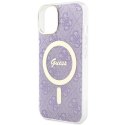 Guess GUHMP14MH4STU iPhone 14 Plus 6.7" purpurowy/purple hardcase 4G MagSafe