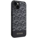 Guess GUHMP14MHGCFSEK iPhone 14 Plus 6.7" czarny/black hardcase GCube Stripes MagSafe