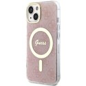 Guess GUHMP14SH4STP iPhone 14 6.1" różowy/pink hardcase 4G MagSafe