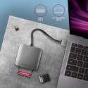 AXAGON CRE-S3 Czytnik zewnętrzny kart USB-A 3. 2 GEN 1, 3-slot lun SD/microSD/CF, obsługa UHS-II