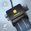 AXAGON CRE-SM3SD Czytnik kart identyfikacyjnych & SD/microSD/SIM USB