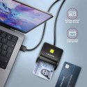 AXAGON CRE-SM3SD Czytnik kart identyfikacyjnych & SD/microSD/SIM USB
