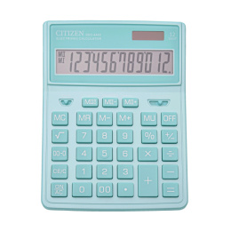 Kalkulator Biurowy Citizen SDC-444XRGNE, 12-cyfrowy, 199x153mm, Miętowy