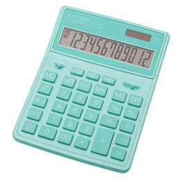 Kalkulator Biurowy Citizen SDC-444XRGNE, 12-cyfrowy, 199x153mm, Miętowy