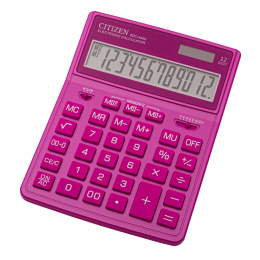 Kalkulator Biurowy Citizen SDC-444XRPKE, 12-cyfrowy, 199x153mm, Różowy