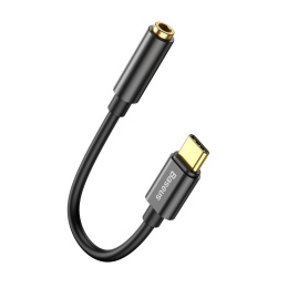 Baseus Adapter USB-C - Mini Jack 3.5mm Black