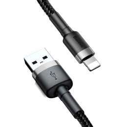 Baseus Cafule Kabel USB-A - Lightning 100 cm Grey/Black