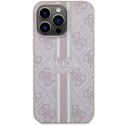 Guess GUHMP13XP4RPSP iPhone 13 Pro Max 6,7" różowy/pink hardcase 4G Printed Stripes MagSafe