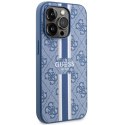 Guess GUHMP14LP4RPSB iPhone 14 Pro 6.1" niebieski/blue hardcase 4G Printed Stripes MagSafe