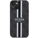 Guess GUHMP14MP4RPSK iPhone 14 Plus 6,7" czarny/black hardcase 4G Printed Stripes MagSafe