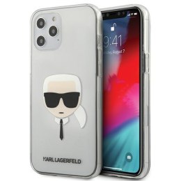 Karl Lagerfeld KLHCP12LKTR iPhone 12 Pro Max 6,7" hardcase Transparent Karl`s Head