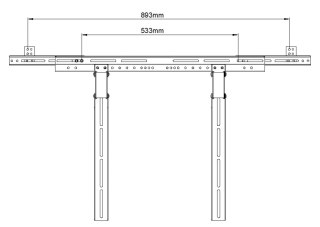 ADAPTER DO UCHWYTU DO GŁOŚNIKA typu SOUNDBAR G-03 EX ART extention kit