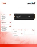 Crucial Dysk SSD T700 4TB M.2 NVMe 2280 PCIe 5.0 12400/11800 Radiator