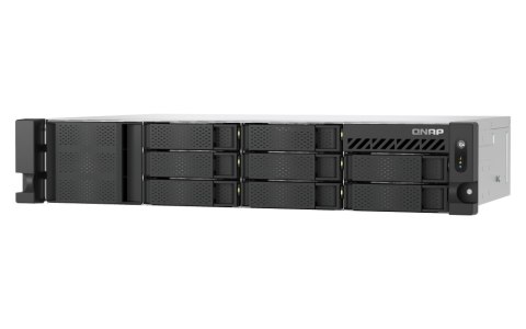 QNAP TS-855eU-RP-8G | 8-zatokowy płytki serwer NAS, Intel Atom, 8GB RAM, 2x 2,5GbE RJ-45, RP, RACK