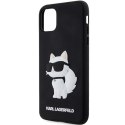 Karl Lagerfeld KLHCN613DRKHNK iPhone 11 / Xr 6.1" czarny/black hardcase Rubber Choupette 3D