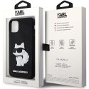 Karl Lagerfeld KLHCN613DRKHNK iPhone 11 / Xr 6.1" czarny/black hardcase Rubber Choupette 3D
