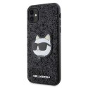 Karl Lagerfeld KLHCN61G2CPK iPhone 11 / Xr 6.1" czarny/black hardcase Glitter Choupette Patch