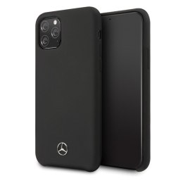 Mercedes MEHCN58SILBK iPhone 11 Pro hardcase czarny/black Silicone Line