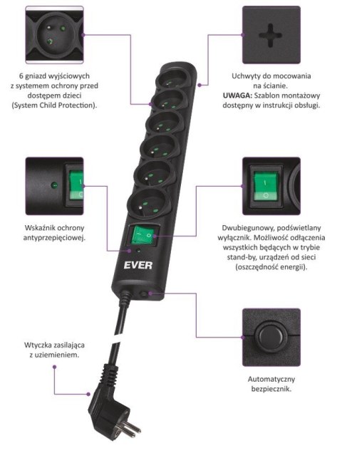 EVER Listwa OPTIMA 3m T/LZ08-OPT030/0000