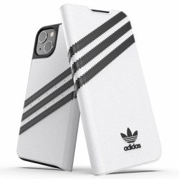 Adidas OR Booklet Case PU iPhone 13 6,1" czarno biały/black white 47092