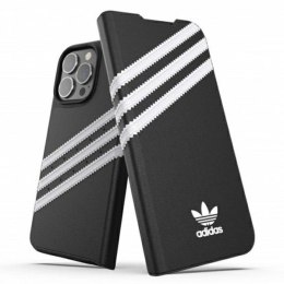 Adidas OR Booklet Case PU iPhone 13 Pro / 13 6,1" czarno biały/black white 47112