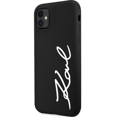 Karl Lagerfeld KLHCN61SKSVGK iPhone 11 / Xr 6.1" czarny/black hardcase Silicone Signature