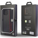 Audi Carbon Fiber Stripe iPhone 14 6.1" czarny/black hardcase AUS-TPUPCIP14-R8/D1-BK
