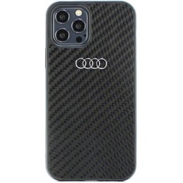 Audi Carbon Fiber iPhone 12/12 Pro 6.1" czarny/black hardcase AU-TPUPCIP12P-R8/D2-BK