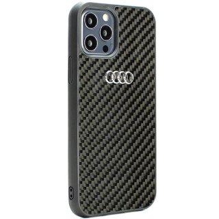 Audi Carbon Fiber iPhone 12/12 Pro 6.1" czarny/black hardcase AU-TPUPCIP12P-R8/D2-BK