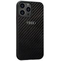 Audi Carbon Fiber iPhone 13 Pro Max 6.7" czarny/black hardcase AU-TPUPCIP13PM-R8/D2-BK