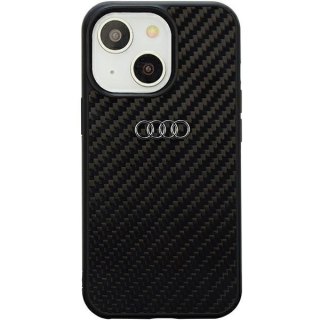 Audi Carbon Fiber iPhone 14 6.1" czarny/black hardcase AU-TPUPCIP14-R8/D2-BK