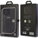 Audi Carbon Fiber iPhone 14 Pro 6.1" czarny/black hardcase AU-TPUPCIP14P-R8/D2-BK