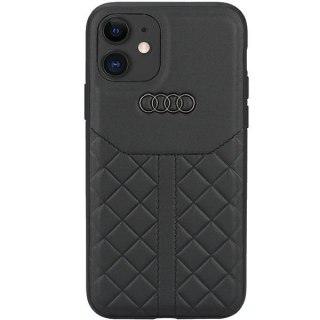 Audi Genuine Leather iPhone 12/12 Pro 6.1" czarny/black hardcase AU-TPUPCIP12P-Q8/D1-BK