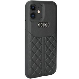 Audi Genuine Leather iPhone 12/12 Pro 6.1" czarny/black hardcase AU-TPUPCIP12P-Q8/D1-BK