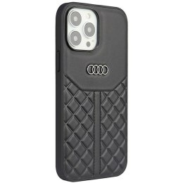 Audi Genuine Leather iPhone 13 Pro / 13 6.1" czarny/black hardcase AU-TPUPCIP13P-Q8/D1-BK
