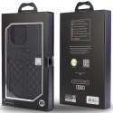 Audi Genuine Leather iPhone 13 Pro Max 6.7" czarny/black hardcase AU-TPUPCIP13PM-Q8/D1-BK