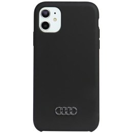 Audi Silicone Case iPhone 12/12 Pro 6.1" czarny/black hardcase AU-LSRIP12P-Q3/D1-BK