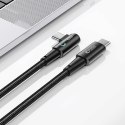TECH-PROTECT ULTRABOOST "L" TYPE-C CABLE 60W/6A 100CM GREY