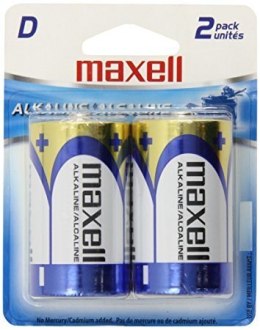 Bateria MAXELL alkaliczna LR20, 2 szt.