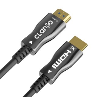 Claroc Kabel optyczny HDMI 2.1 AOC 8K 120Hz 30 m