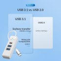 Orico Hub USB-C 2x USB-A 3.1 + USB-C biały
