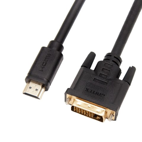 Unitek Adapter dwukierunkowy HDMI do DVI | kabel 2m | C1271BK-2M