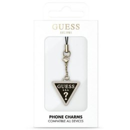 Guess zawieszka GUCPMTDCK Phone Strap Triangle Diamond Charm with Rhinestones