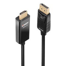 Kabel adapter LINDY DisplayPort - DVI M/M 3m czarny 4K 60Hz