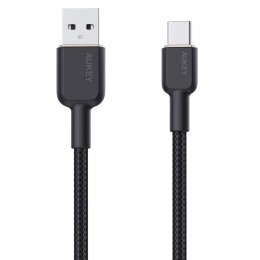 Aukey Kabel USB-A - USB-C 2.0, QC 60W, oplot 1,8m